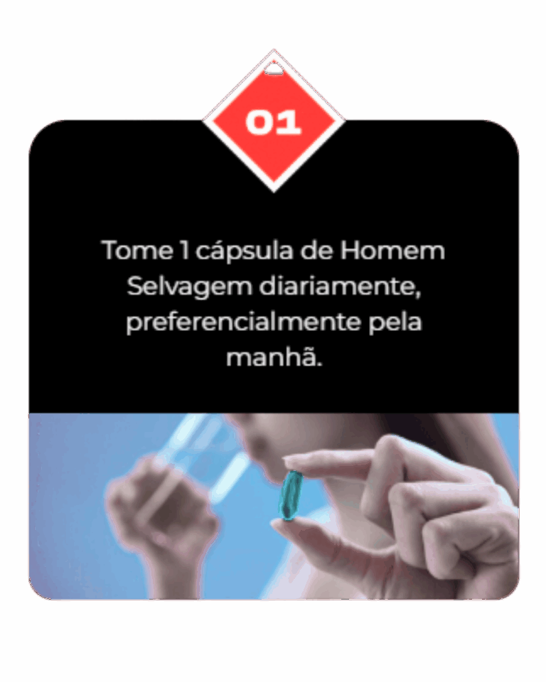 Homem selvagem Testosterona natural